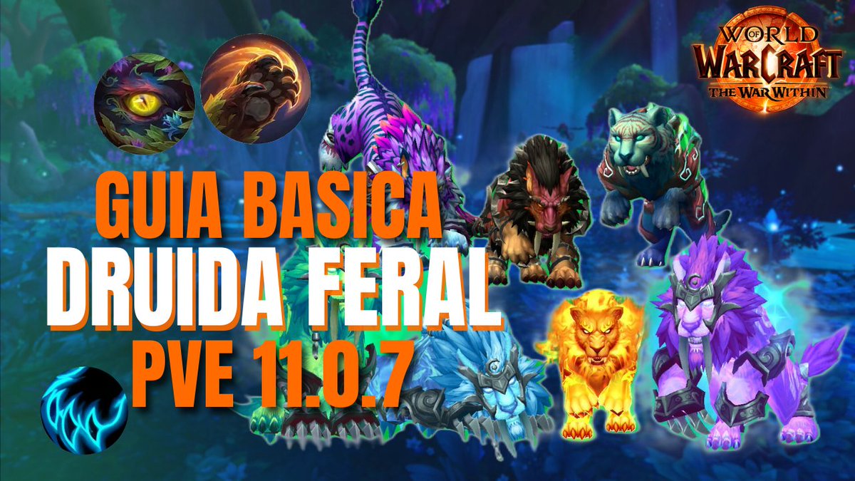 ¡🐯Primer video del canal! 

Guía para druida Feral PVE en The war within!

👉🏻 youtu.be/A-f0zrDgnSc