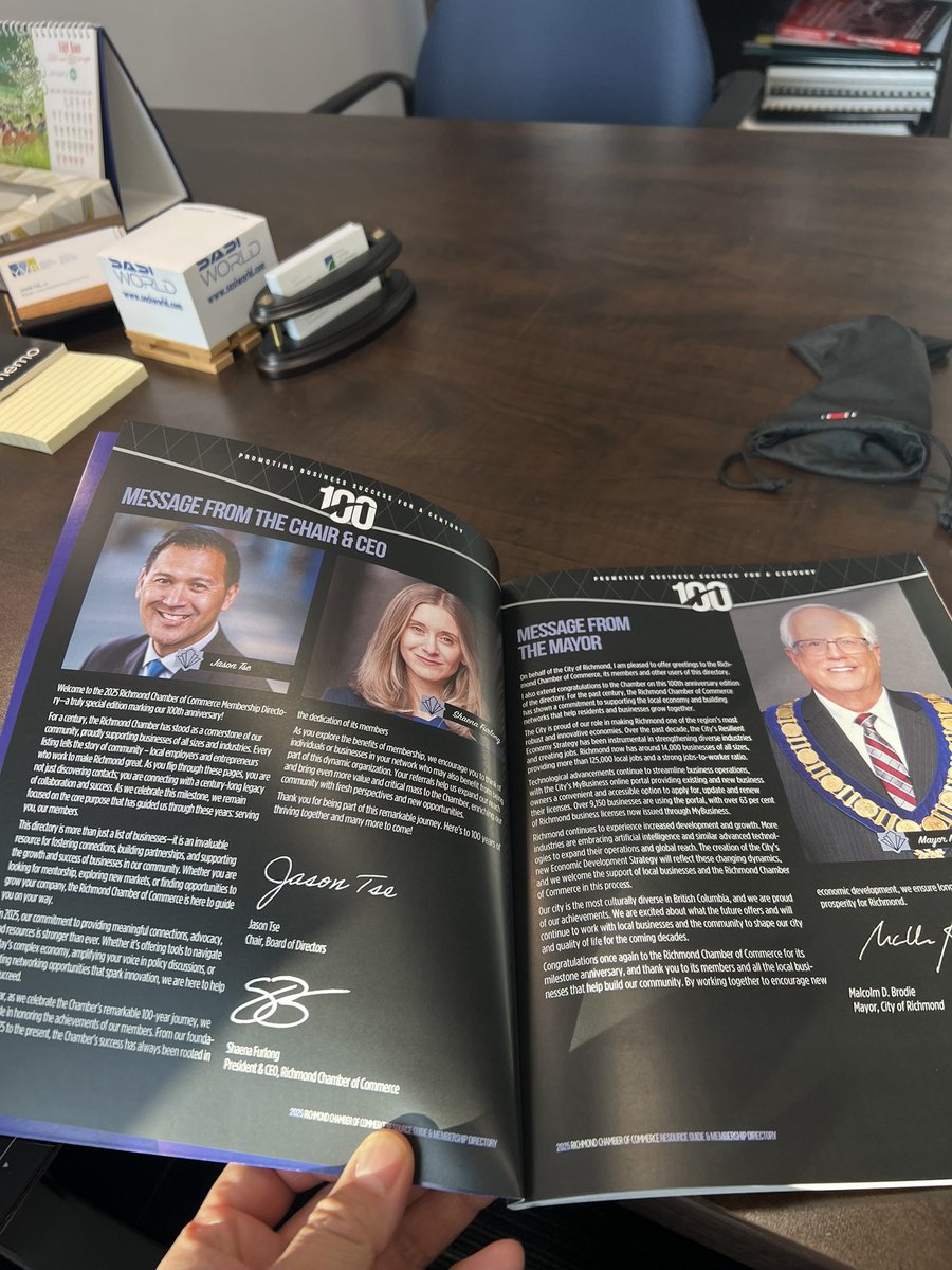 Jason Tse (@jay_tse) on Twitter photo Looking great! The <a href="/richmondchamber/">Richmond Chamber</a> 100 anniversary edition membership directory, lots more to come this centennial year! Looking great! The <a href="/richmondchamber/">Richmond Chamber</a> 100 anniversary edition membership directory, lots more to come this centennial year!