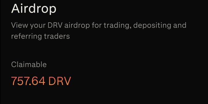 CharitaTrx's tweet photo. 📢 $DRV Airdrop Claim is NOW OPEN!

Staked $ENA, $sENA, $DYM, $ATOM, or $TIA? Used Derive?
You’re eligible to claim your $DRV tokens!

🌐 Claim now: https://t.co/d6Fve1hBYq https://t.co/GJEUiqXr5O