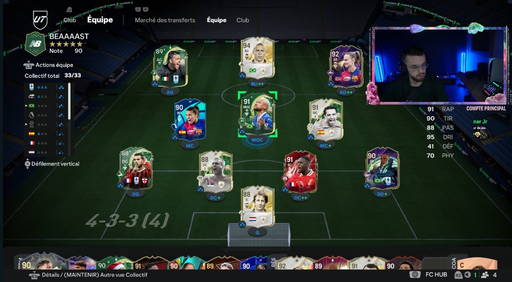 Vitality_RocKy's tweet photo. Bonjour @easportsfcfr, j'ai payé 50K crédits pour les 2 évos cosmetiques de Noel de Théo et Neymar il y a quelques semaines, pourrais je savoir pourquoi la couleur de Noel n'apparait qu'une fois sur 2 ? Je souhaiterais un remboursement merci. 

Cordialement, RocKy. https://t.co/ibz2hgEhQE