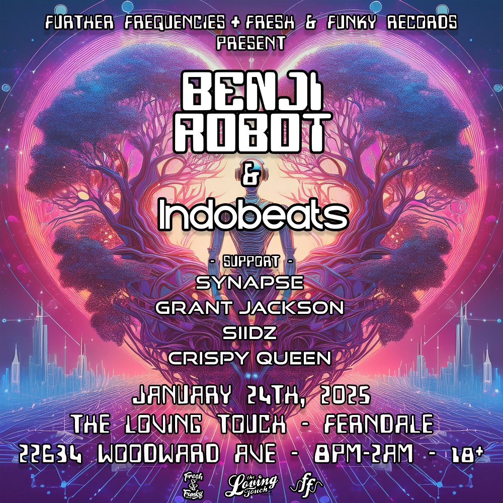 Detriot Debut! Shoutout <a href="/FurtherFreq/">Further Frequencies</a>