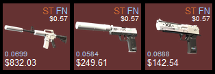 Also selling ST FN Printstream set for $1205