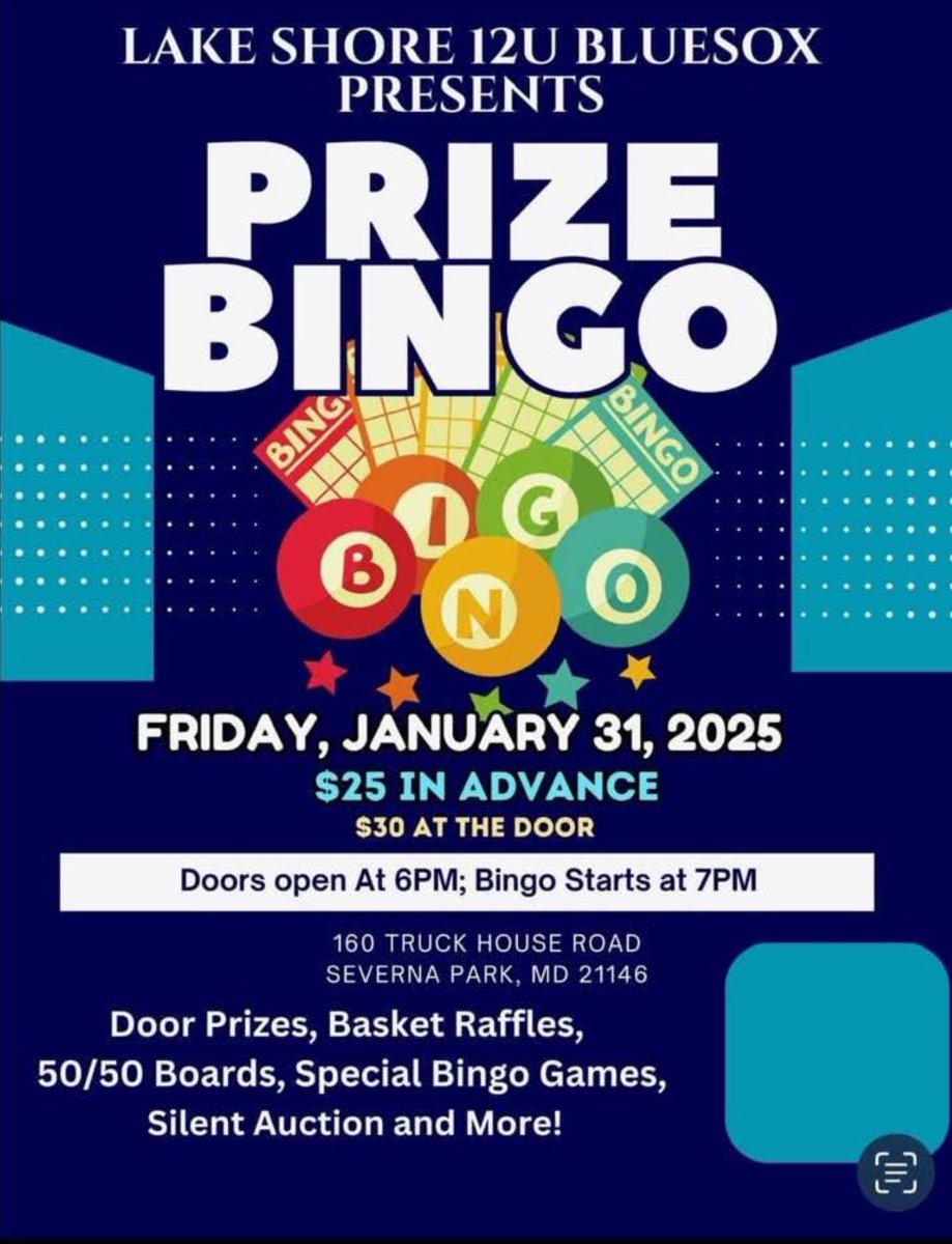FrameCatch's tweet image. Looking for something to do on Friday January 31st? Come to prize bingo to support the 12u Lakeshore BlueSox  baseball team get to Cooperstown this summer.  Lots of-prizes including designer purses, beats headphones, yeti, blackstone, and more.   DM me if you’re interested.