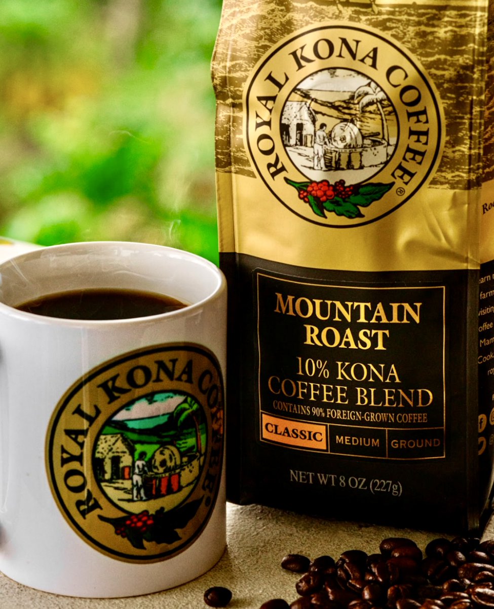 Experience the true taste of Hawaii with every sip of Royal Kona Coffee! Which blend is your favorite? Our Mountain Roast is a customer fave ⛰️✨ Give it a try and let us know what you think!

✅ Shop now: royalkonacoffee.com

#RoyalKonaCoffee #TasteOfHawaii #CoffeeLovers