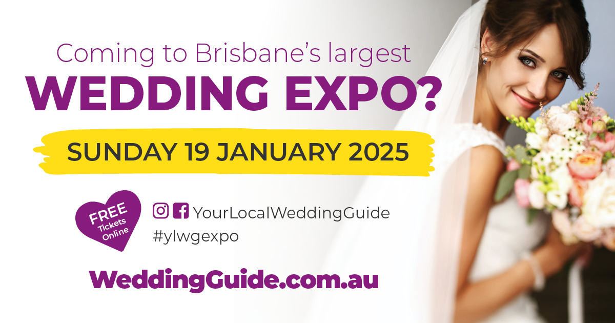 Couples looking to tie the knot can find their dream wedding team at the Your Local Wedding Guide Brisbane Expo at the Showgrounds on Sunday. 

Brides and grooms-to-be can sample food and products, enjoy expo discounts and more.

#mediarelease - bit.ly/4aprKXF