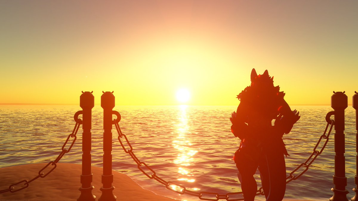 What a beautiful sunset!

#furry #vrchatfurry #VRChatPhotography #VRChat_world 
#Papagen