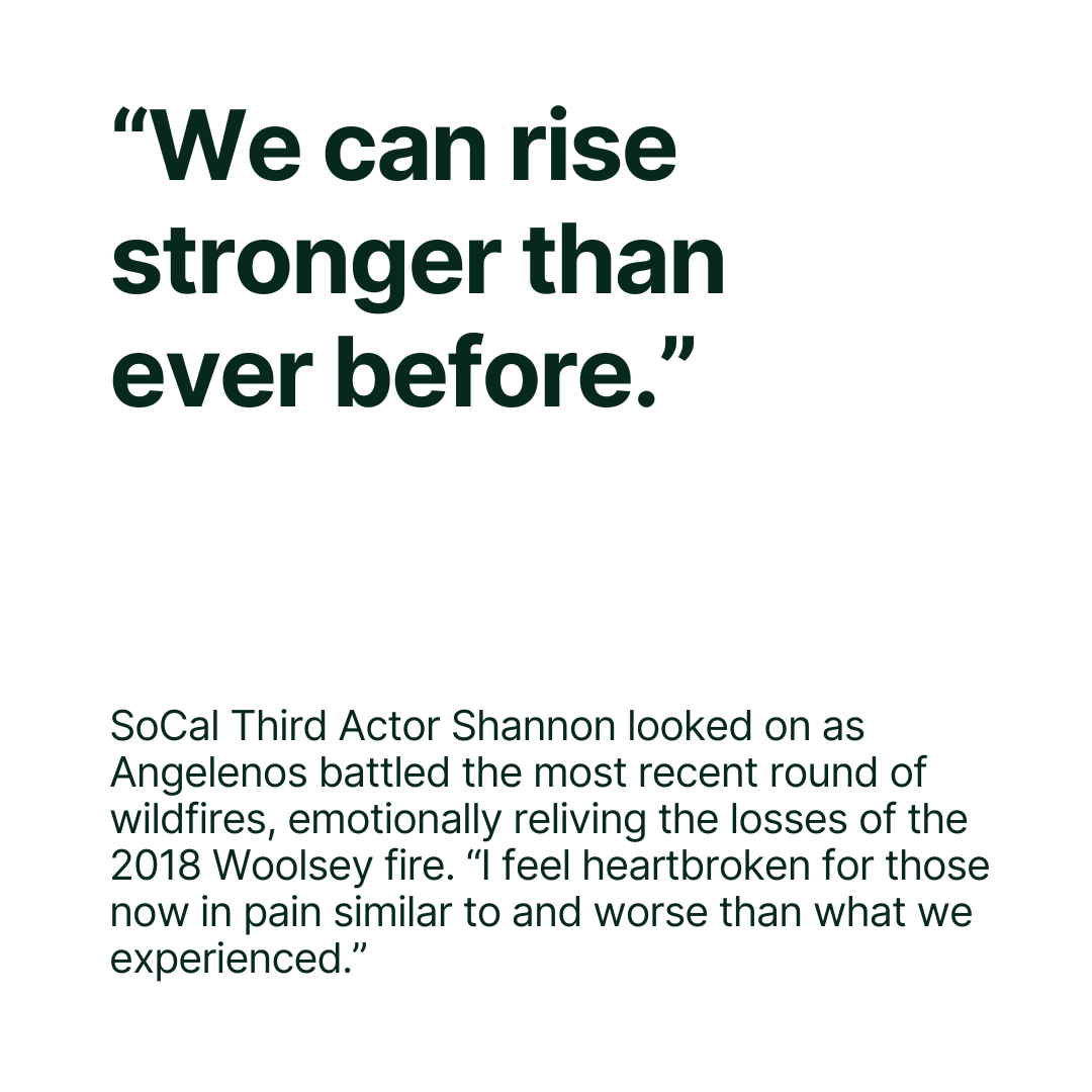 ThirdActOrg's tweet photo. 💔 Los Angeles is home to cherished memories for many at #ThirdAct. The recent wildfires remind us of the urgent need for climate action.
Read We Love L.A., reflecting on the crisis and how we can support and protect what we love.
🔗 https://t.co/7aU26Ppz1s
#ClimateAction https://t.co/FZw7CiUE7Q