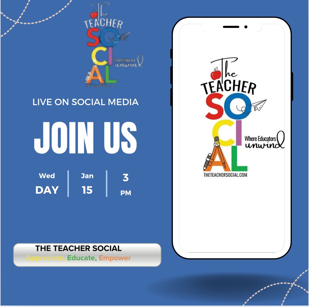 hiremarlon's tweet photo. Live Event Announcement - 3pm CST (Central Standard Time)!

🎉 Join us at 3pm CST on Wednesday for an exciting LIVE Event on Facebook and Instagram! 🎉
#LiveEvent #Giveaway #Raffle #JoinUsLive #WinBig #teachertwitter #teacherwriter #teacherlove #teacherlife #teachersocial https://t.co/FYro15RuIw