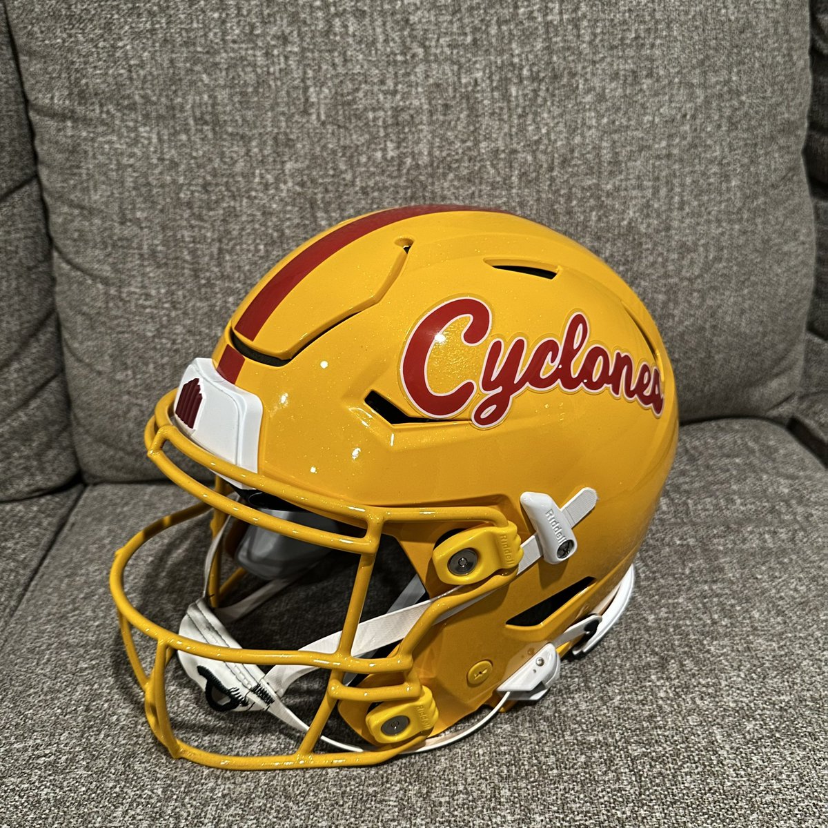 A couple of new helmet designs to add to the collection. Let me know what y’all think. <a href="/JackTriceMafia/">Jack Trice Mafia</a> <a href="/CycloneUni/">Cyclone Uniform Tracker</a>