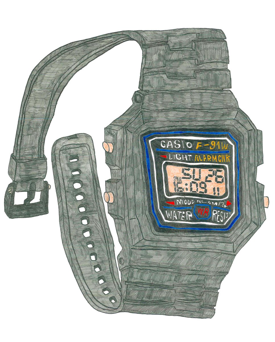 ochiaishohei's tweet photo. CASIO watch 「F-91W」 https://t.co/kEL9r3GrOL