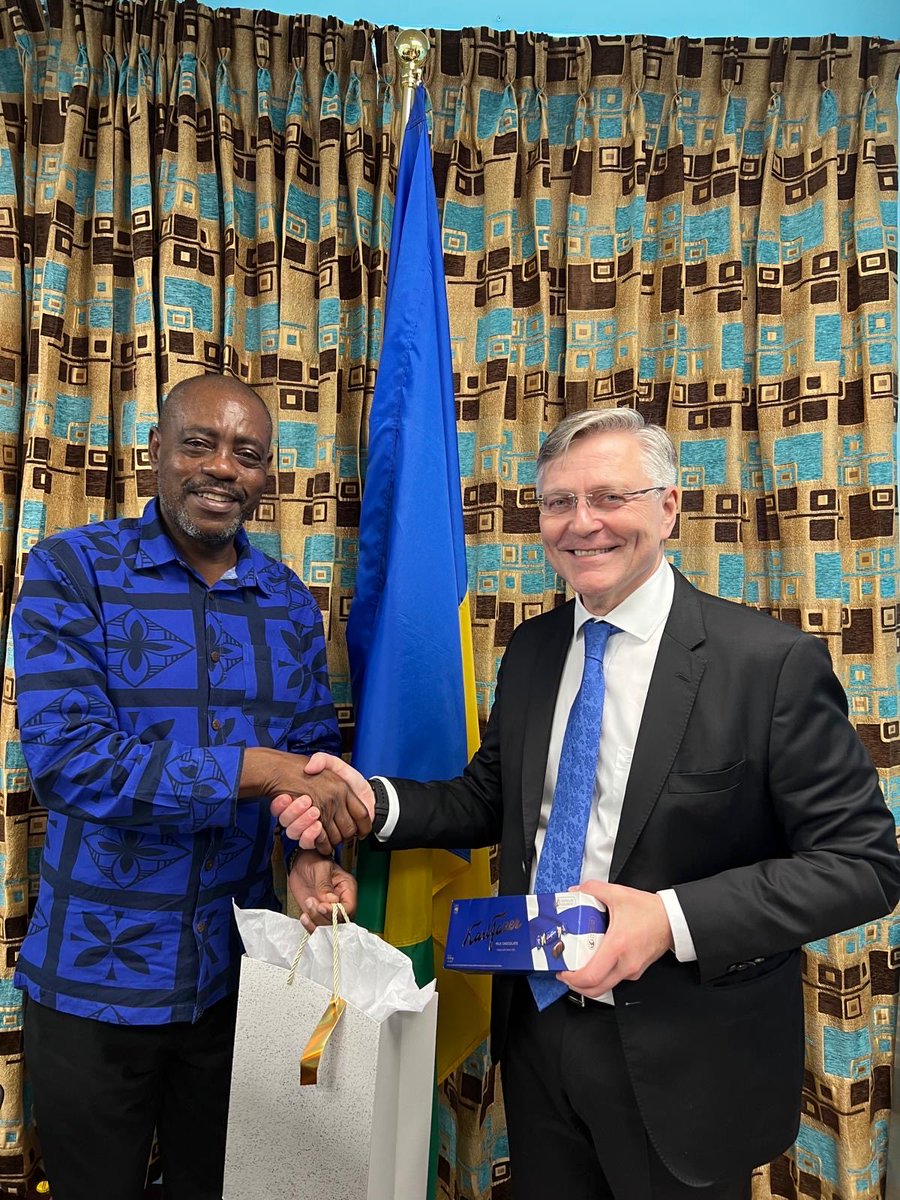 Excellent meeting with Honorable Frederick Stephenson, Minister of Foreign Affairs and Trade in St. Vincent and the Grenadines ⁦<a href="/FinlandinCarib/">Finland in the Caribbean</a>⁩ ⁦<a href="/Ulkoministerio/">MFA Finland 🇫🇮</a>⁩