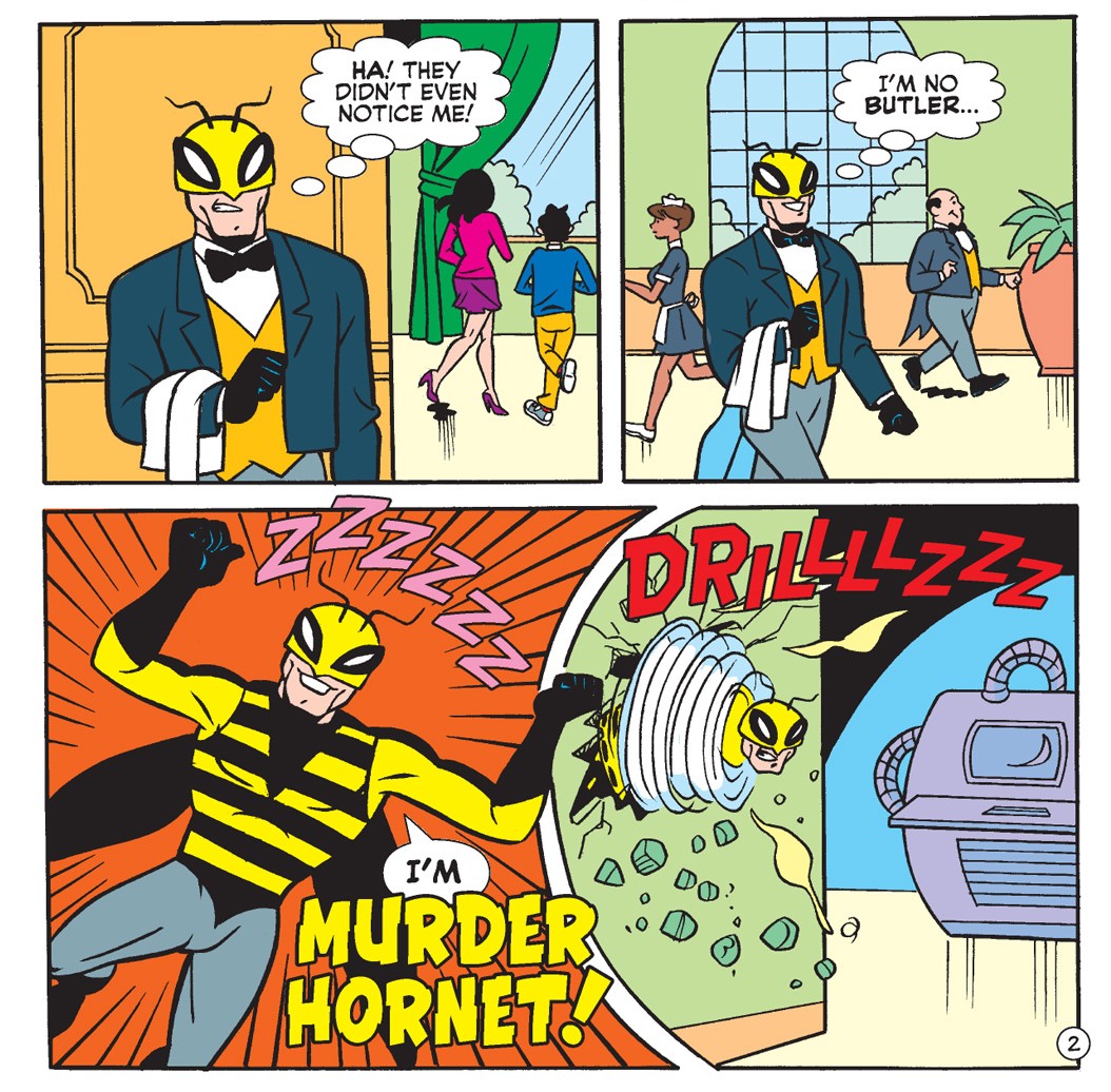 That disguise was so good I thought he was a regular butler!