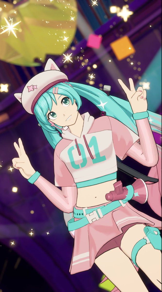 VelRay18's tweet photo. The miku make over part 1 #Fortnite @FortniteGame #HatsuneMiku @HatsuneMiku https://t.co/krAU1IizAP