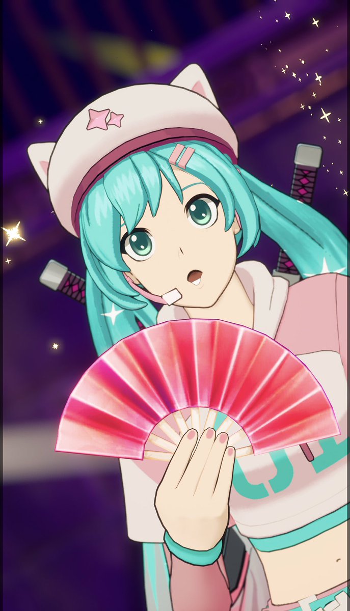 VelRay18's tweet photo. The miku make over part 2 #Fortnite @FortniteGame #HatsuneMiku @HatsuneMiku https://t.co/rgOhLtomMi