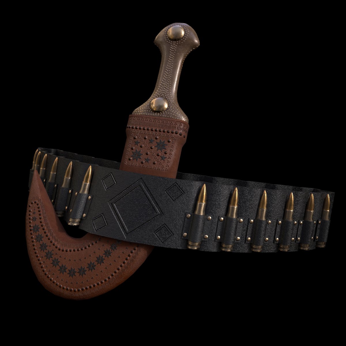 مجسم جنبية 3D