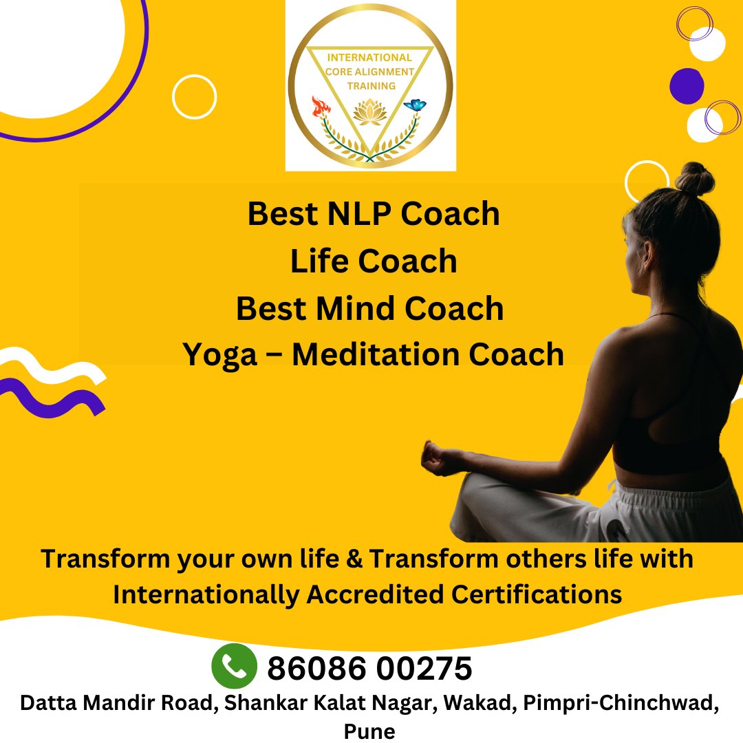 wakad_in's tweet photo. NLP Coaching, Life Coaching, Mind Coaching, and Yoga - Meditation classes In Wakad - ICAT
Contact no: 86086 00275
Link: https://t.co/8G1UdZzqip

#ICAT #NLPCoaching #YogaMeditation #LifeCoaching #PersonalGrowth #Wakad https://t.co/1U5aZgLySm