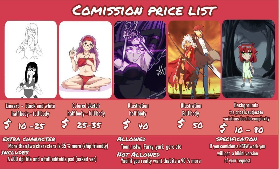 COMISSION ALWAYS OPEN !!