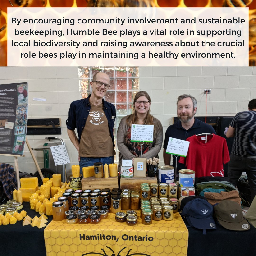 Vendor Spotlight! Humble Bee <a href="/HumbleBeeHamOnt/">Humble Bee</a>. You can meet this amazing Hamilton-based organization at Hamilton's 'go-to' gardening festival, Seedy Saturday! Happening Feb 1, 10-3pm, 55 York Blvd.