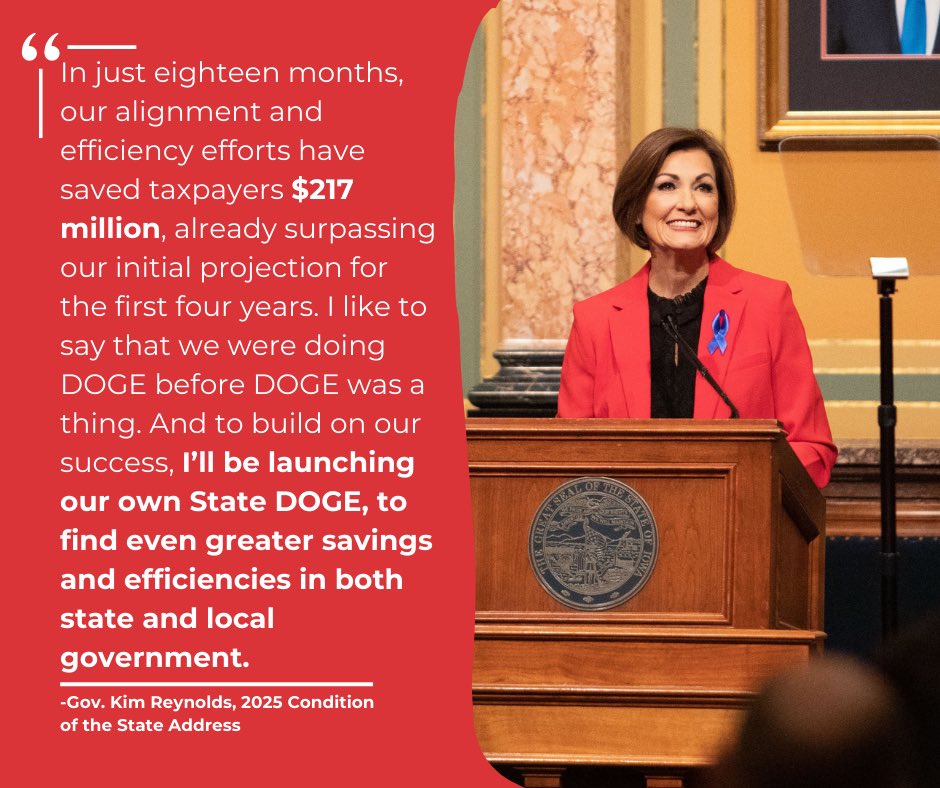 Gov. Kim Reynolds (@iagovernor) on Twitter photo 