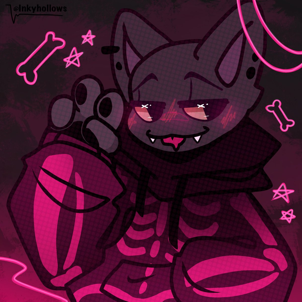 ◇ Silly gift for my pookie Skel~
────────
#fursona #furryart #digitalart