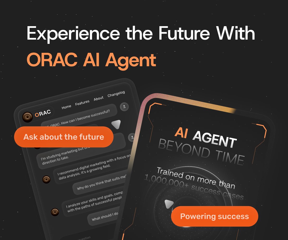 ORAC docs + Whitepaper is live!

You can read it here: orac-docs.gitbook.io/orac

Join our TG community! - t.me/oracagent