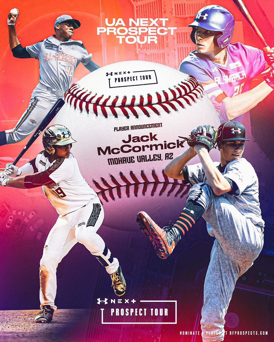 JMcCormick_55's tweet photo. I have the honor of announcing that I have been selected to play on the #UANextProspect tour over this summer. 1st tournament starts towards the end of July and I am excited to compete with the best! #baseball #underarmour #hardwork #mlb #collegebaseball https://t.co/7RaxhAIqGo