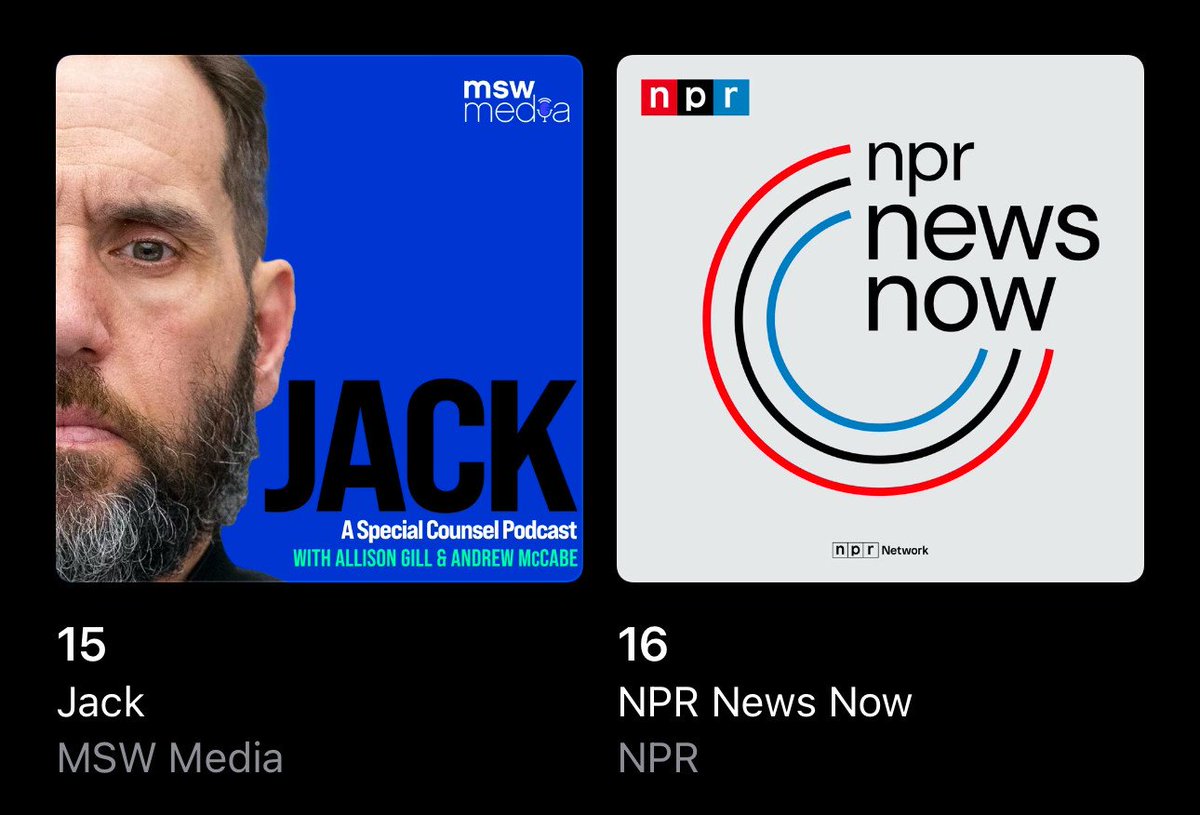 MuellerSheWrote's tweet photo. My heart is full because people are listening to the audio version of Vol I of Jack Smith’s final report. The truth matters! https://t.co/AU1nf4nEsi
