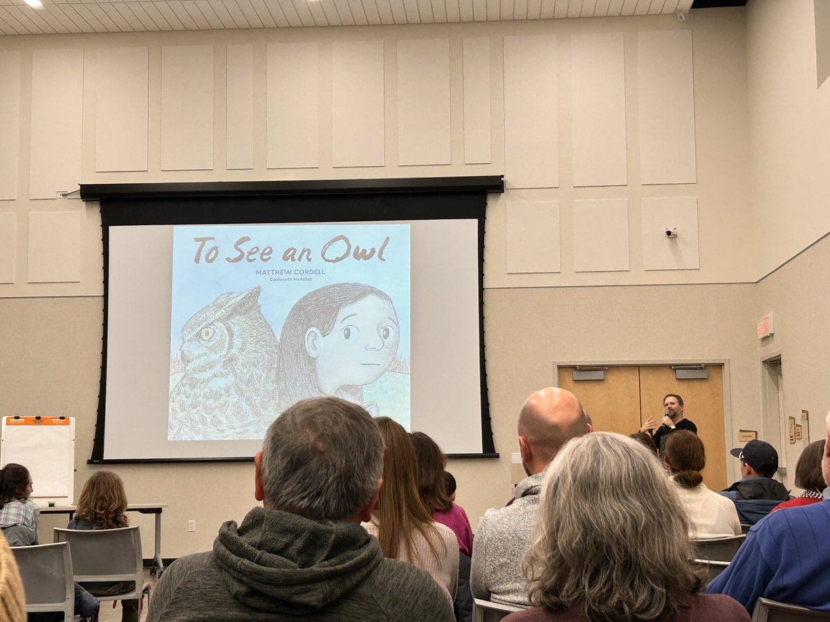 It was a fun, snowy Sunday afternoon celebrating the release of Matthew Cordell’s newest masterpiece, “To See an Owl” with the best book friends. ❤️📚🦉
