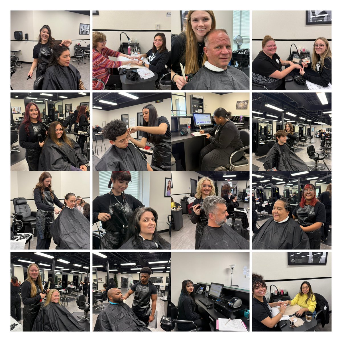 Gabriella Rael Lochridge (@mrslochridgecte) on Twitter photo Cos I students had an amazing, busy day! Their families and friends came to support their learned skills. They make me very proud!✂️✂️✂️ <a href="/steele_echs/">Steele Early College High School</a> <a href="/NisdCTE/">NISD CTE</a> <a href="/NISDCosmetology/">NISDCosmetology</a> <a href="/EatonHighSchool/">Eaton Eagles</a> <a href="/ByronNelsonHigh/">Byron Nelson HS</a> <a href="/NHSTexans/">Northwest High School</a> Cos I students had an amazing, busy day! Their families and friends came to support their learned skills. They make me very proud!✂️✂️✂️ <a href="/steele_echs/">Steele Early College High School</a> <a href="/NisdCTE/">NISD CTE</a> <a href="/NISDCosmetology/">NISDCosmetology</a> <a href="/EatonHighSchool/">Eaton Eagles</a> <a href="/ByronNelsonHigh/">Byron Nelson HS</a> <a href="/NHSTexans/">Northwest High School</a>