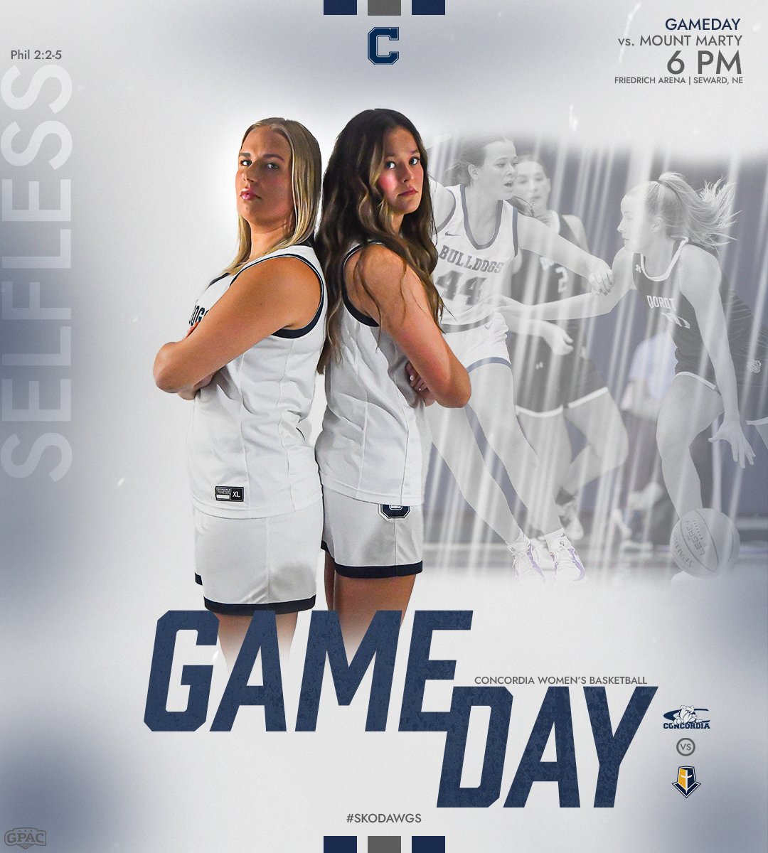 Concordia Bulldogs (@cunebulldogs) on Twitter photo ๐ GAMEDAY! ๐
(14) <a href="/CUNEwbb/">Concordia-NE WBB</a> vs Mount Marty
๐ 6 PM
๐ Friedrich Arena (Seward, NE)
๐ป ruralradio.com/maxcountry/
๐บ gpacnetwork.com/cune/
๐ naiastats.prestosports.com/sports/wbkb/20โฆ
๐๏ธ cune.edu/athletics/tickโฆ ๐ GAMEDAY! ๐
(14) <a href="/CUNEwbb/">Concordia-NE WBB</a> vs Mount Marty
๐ 6 PM
๐ Friedrich Arena (Seward, NE)
๐ป ruralradio.com/maxcountry/
๐บ gpacnetwork.com/cune/
๐ naiastats.prestosports.com/sports/wbkb/20โฆ
๐๏ธ cune.edu/athletics/tickโฆ