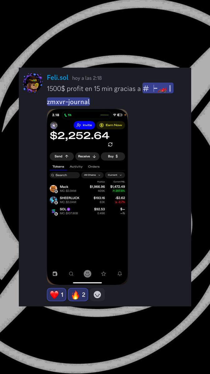 sociedad_crypto's tweet photo. Impresionante análisis que llevó a todo el servidor a lograr un 5X con $MACK.

Mas alertas como estás en nuestra comunidad gratuita.

(Invitación en la biografía del perfil) https://t.co/sMoWhR6oCy