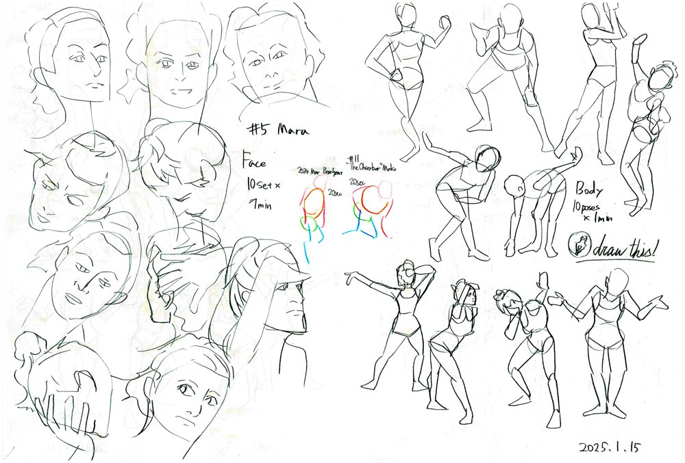 5una9u1m0's tweet photo. #FEFdraw #あゆクロ
#5 Mara 1min×10poses (Face👩＆Body🧘‍♀️) https://t.co/ni4kAZbBnO