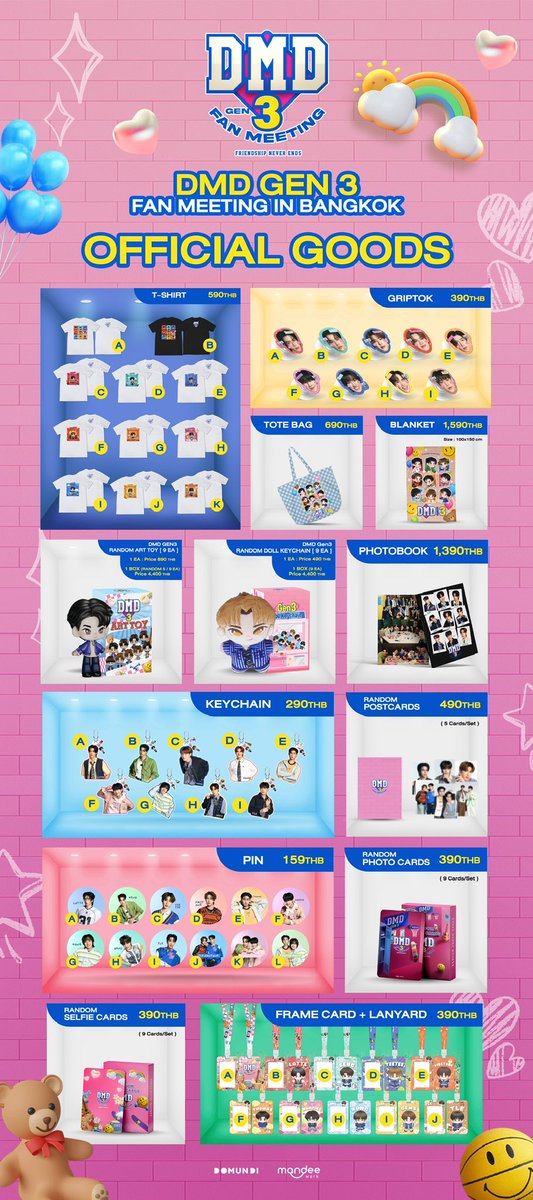 Pre-order : DMD GEN3 Fan Meeting in Bangkok “𝗙𝗿𝗶𝗲𝗻𝗱𝘀𝗵𝗶𝗽