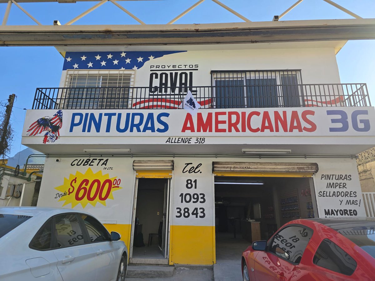 Raza, echen la mano con su RT..

Pinturas 3G Caval, Allende 318, Centro de Guadalupe, promociones mamalonas, calidad y precio, no le busque más..

Les dejo el link de Facebook..

facebook.com/share/15yF3vg5…