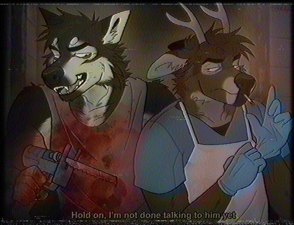 I have a new style for VHS effects and I LOVE it, here's some old art w/ the new effects