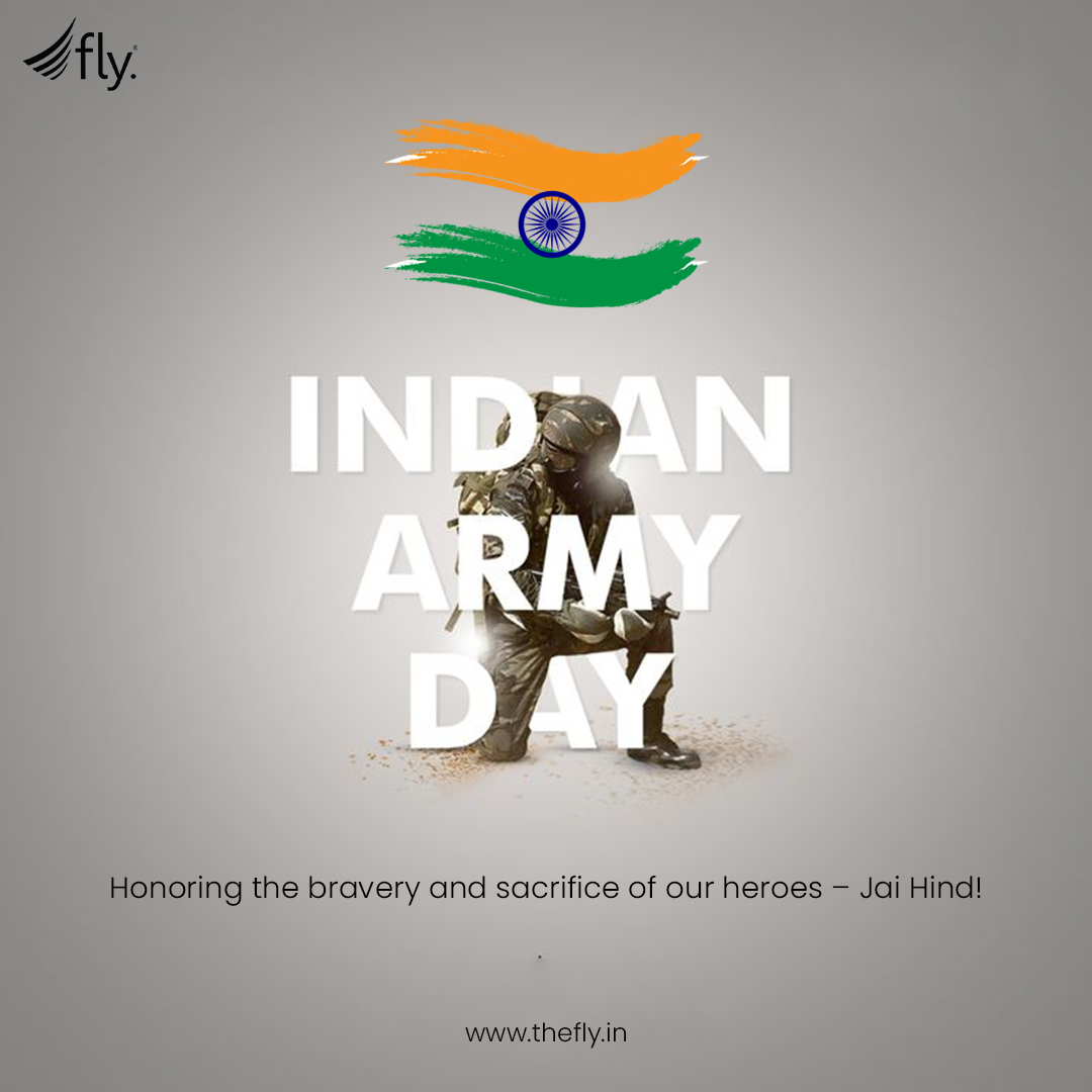 FlyLuggage's tweet photo. Honoring the fearless protectors of our nation this Indian Army Day! 🇮🇳At Fly India, we stand proud and grateful for the unmatched bravery and sacrifices of our soldiers.

#indianarmyday #flyindia #salutetoheroes #jaihind #nationfirst #braveryandsacrifice #indianarmy #armyday2025 https://t.co/TsbYEcWUwO