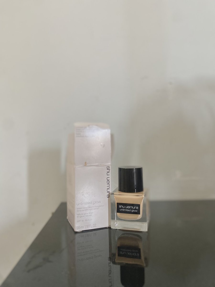 geonugie's tweet photo. WTS Foundation Shu Uemura unlimited glow shade 564 Medium light sand

Baru dipake 2x pump aja 
380.000 aja yuk
Bisa shopee or manual 

wts wtb foundi skincare makeup base highend kuning langsat preloved https://t.co/vwF5oMg0Oj