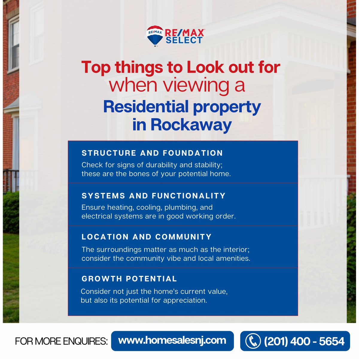 VirostekTeam's tweet photo. 🏡 Key Tips for Home Viewings in Rockaway!

🔍 Structure: Check the foundation and durability.
💡 Systems: Inspect heating, plumbing &amp; electrical.
📍 Location: Consider the community vibe.
📈 Growth: Think about future appreciation.

#RockawayHomes #HouseHuntingTips https://t.co/H6CTRKegC9