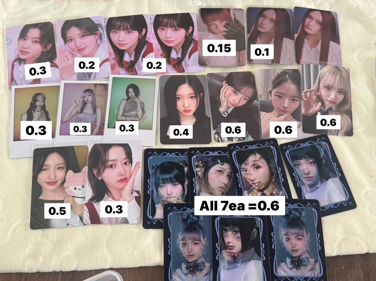 아이브 포카 양도

ive sell pc 원영 가을 이서 유진 레이 리즈 일레븐 럽다 애플뮤직 스스퀘 미공포 비트로드 앨범 일본 사웨 뮤코 나밀 베레모 럭드 케타 스타리버 모켓샵