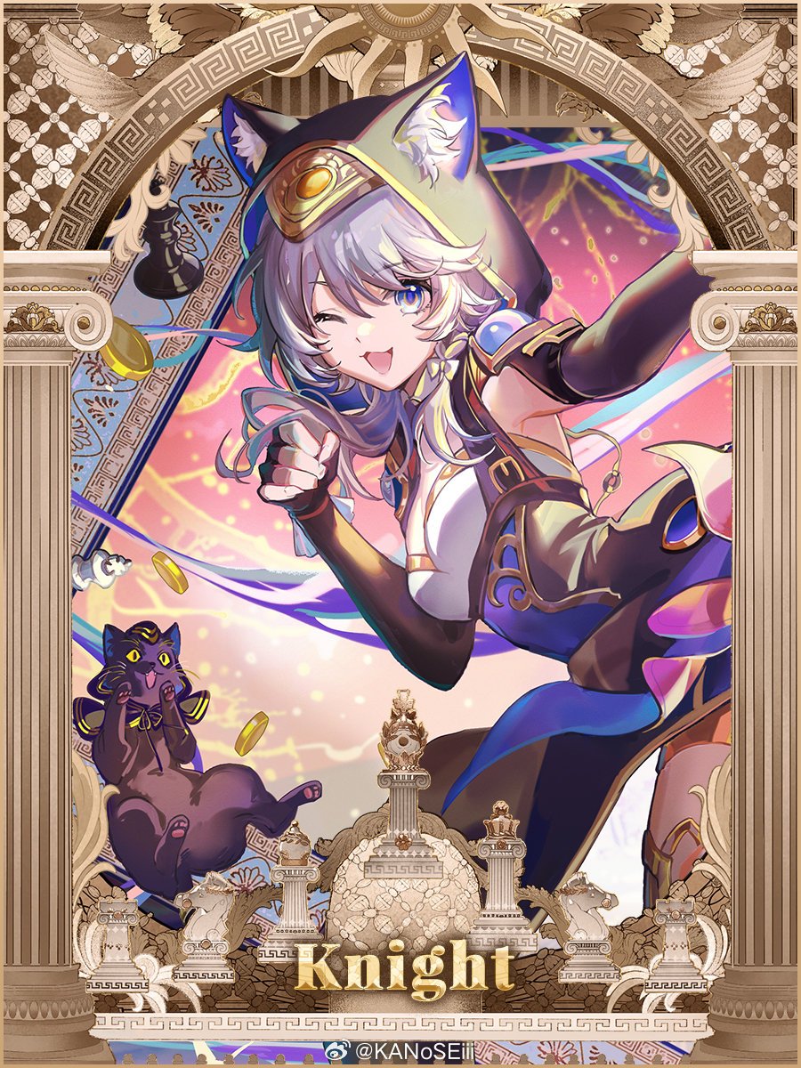 StarRailVerse1's tweet image. New Cipher Illustration  

-From official HSR commission  

-Credits artist: KANoSEiii  

#HonkaiStarRail #崩壊スターレイル #Amphoreus