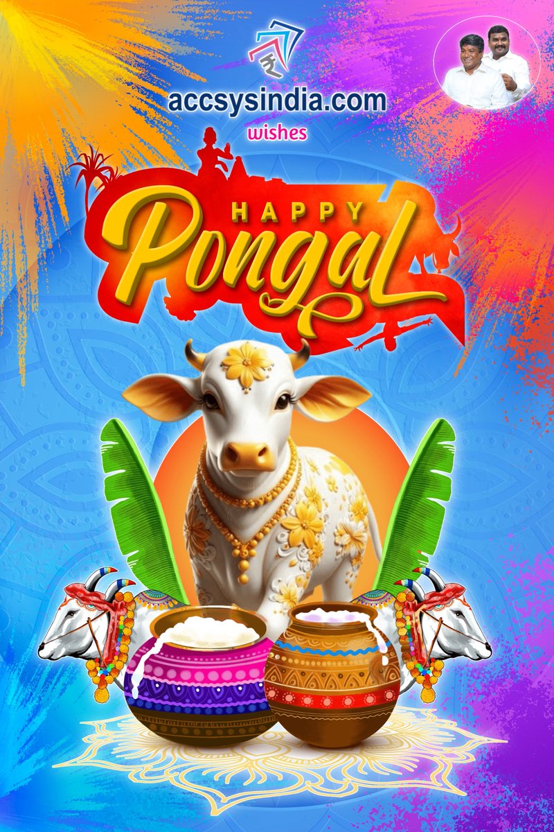 accsysofficial's tweet photo. Happy Pongal All
Let's celebrate this day with all our families and show gratitude to mother nature ✨️
#accsys #accsysindia #accsyswishes #accsys2025 #big7 https://t.co/aUZiWctJLG