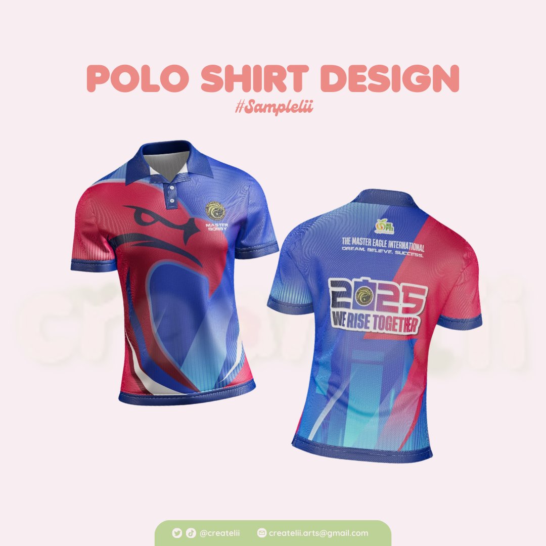 createlii's tweet photo. 🦅💙🔥 — eagle-themed polo shirt design
fun fact, this was commissioned by my dad and it will be printed for their team! hehe

#samplelii | @createlii https://t.co/eCbLspNfGD