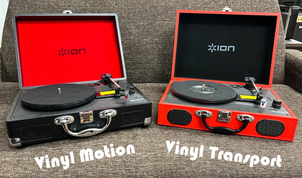 ION Audioポータブルレコードプレーヤー スーツケース型 スピ