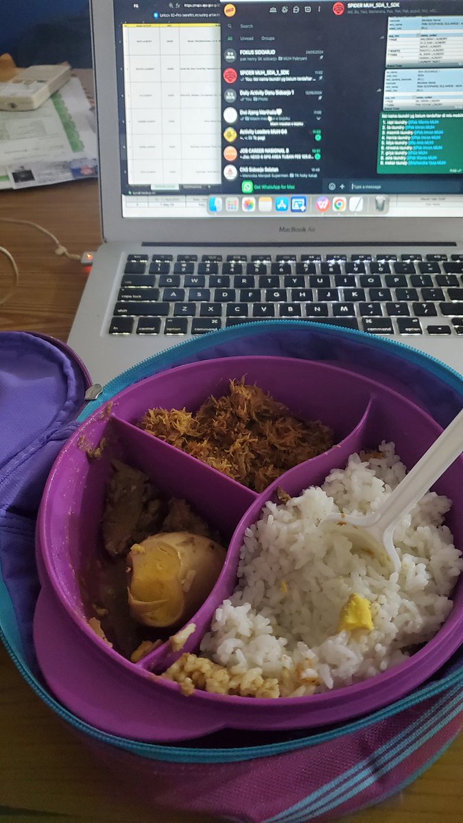 dimasdanuu's tweet photo. Dibalik bekal-bekal yg lezat dan lucu ini, ada istri yg marah marah setiap hari.. https://t.co/z7KkNF5pcN