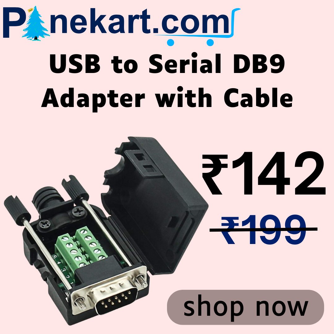 PineKart's tweet image. USB to Serial DB9 Adapter with Cable
Click to buy now - shorturl.at/o7BX1
#USBtoSerialAdapter #DB9Adapter #SerialConnection #ASUSAdapter #TechAccessories #ComputerAccessories #USBSerial #IndustrialTech #LegacyDeviceConnection #TechSolutions #SerialCable #TechGear