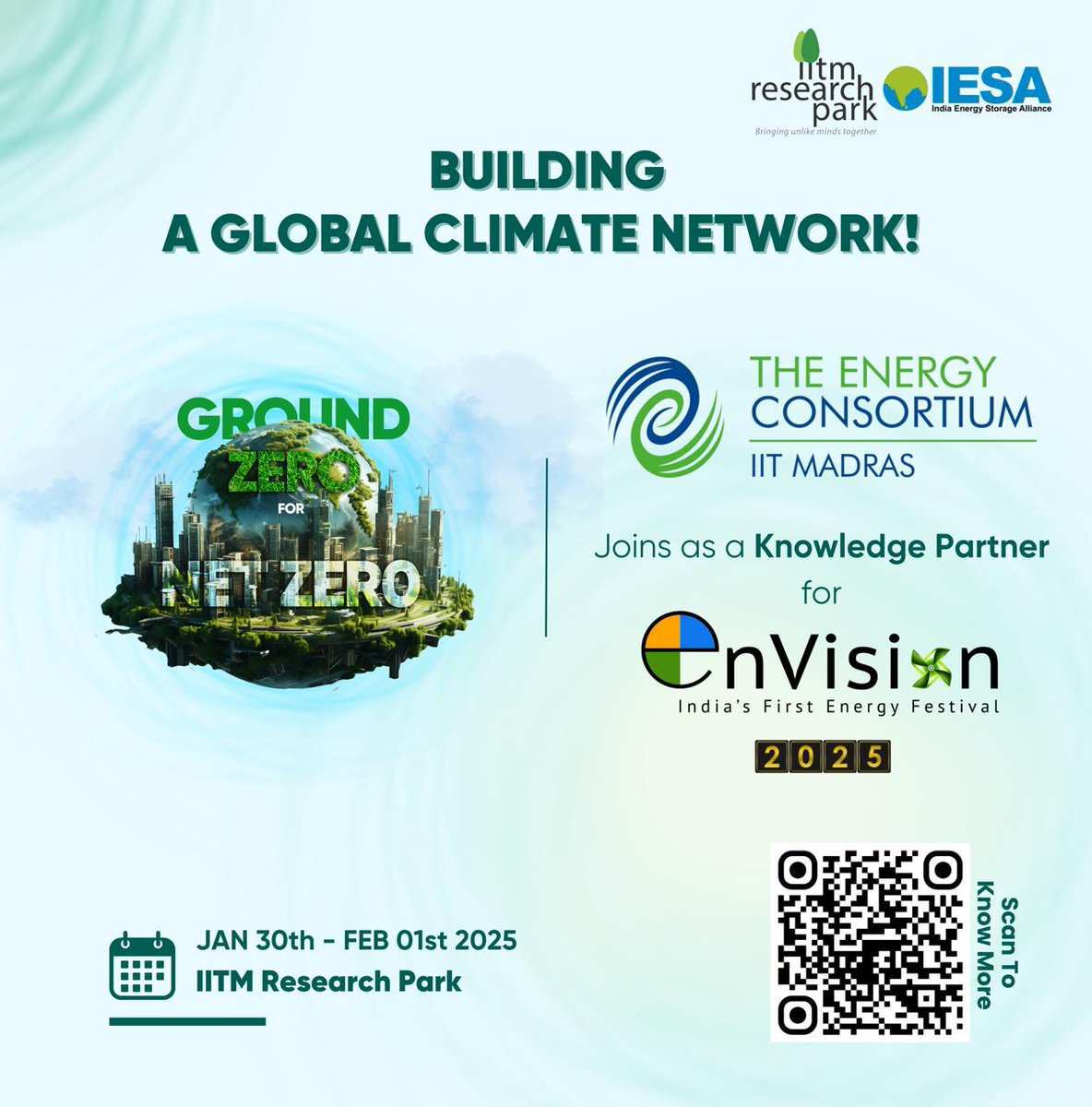 TheEnergyConsortium (@iitmenergyconso) on Twitter photo EnVision 2025: Ground Zero for Net Zero β Indiaβs First #energy Festival!
<a href="/IITMEnergyConso/">TheEnergyConsortium</a> is proud to be the Knowledge Partner for the EnVision (2025), organized by <a href="/iitm_respark/">IIT Madras Research Park</a> in partnership with the <a href="/IndiaESA/">IESA</a>
Dates: Jan 30 β Feb 1, 2025
To Register: 10x.respark.iitm.ac.in/envision2025/ EnVision 2025: Ground Zero for Net Zero β Indiaβs First #energy Festival!
<a href="/IITMEnergyConso/">TheEnergyConsortium</a> is proud to be the Knowledge Partner for the EnVision (2025), organized by <a href="/iitm_respark/">IIT Madras Research Park</a> in partnership with the <a href="/IndiaESA/">IESA</a>
Dates: Jan 30 β Feb 1, 2025
To Register: 10x.respark.iitm.ac.in/envision2025/