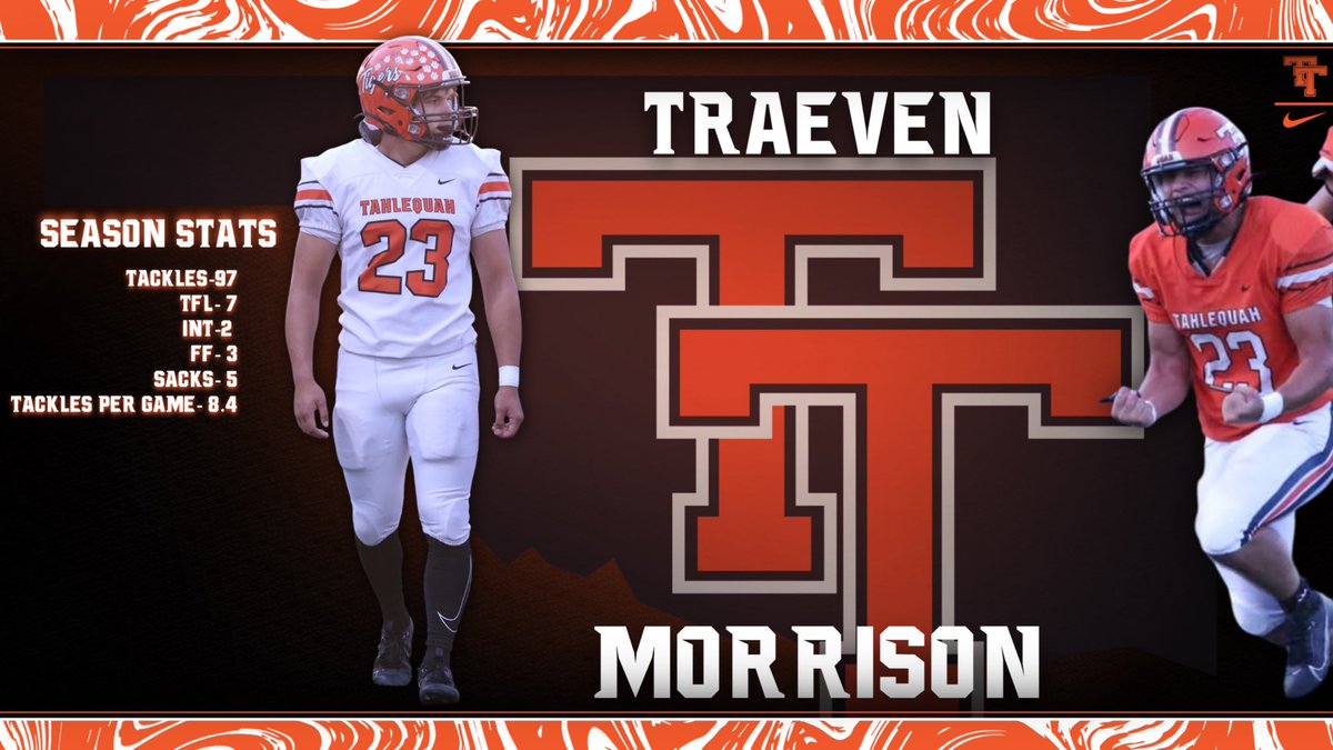 Traeven Morrison had an outstanding junior year, showcasing his talent and dedication. Big things are ahead for his senior season! 🐅🔥