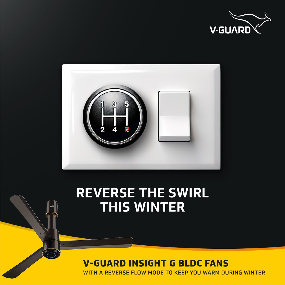 VGuardOfficial's tweet image. V-Guard Insight G BLDC fans have you covered during winter too with a reverse flow mode to make your home warm and cozy.

#VGuard #Bettertomorrow #Reverseflow #BLDCFan