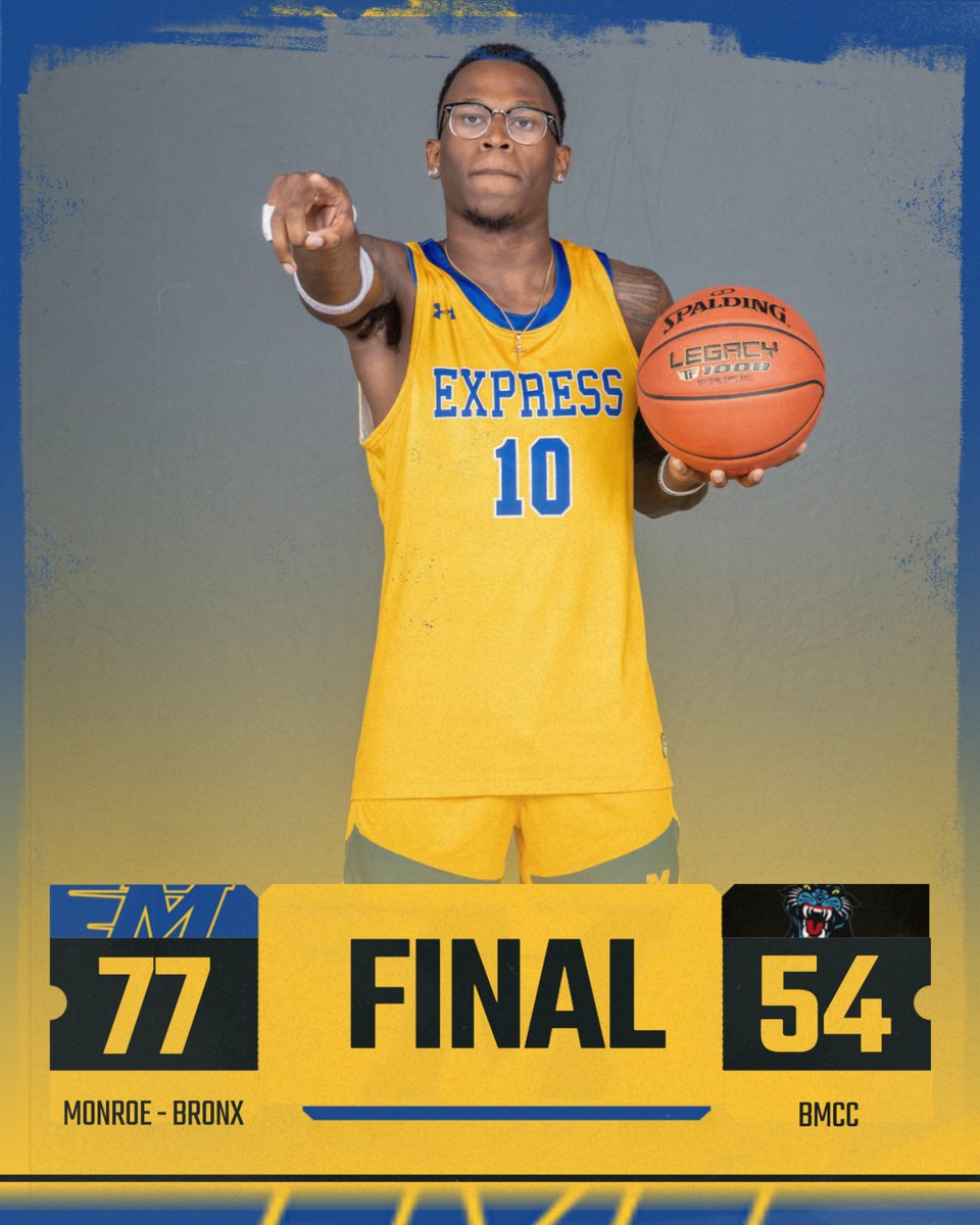 Monroe University Express (@monroeexpress) on Twitter photo Big Region 15 win for <a href="/mcexpressmbb/">Monroe Express MBB</a>! David Malone tallied a double-double with 11 points and 19 rebounds (10 of them on the offensive glass)! More details are coming soon.
@news12bx #ExpressPride #ExpressVictory #AllAboard #GOEXPRESS #DubExpress Big Region 15 win for <a href="/mcexpressmbb/">Monroe Express MBB</a>! David Malone tallied a double-double with 11 points and 19 rebounds (10 of them on the offensive glass)! More details are coming soon.
@news12bx #ExpressPride #ExpressVictory #AllAboard #GOEXPRESS #DubExpress