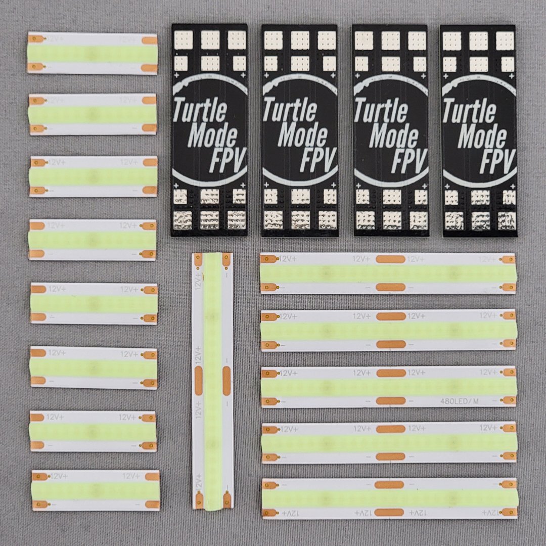 TurtleModeFPV's tweet image. New HeavyMetal PRO V2 Oversized Race-Wire / COB LEDs 🐧🏁🔥🔥🔥